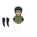 Naruto Sasuke Kakashi Akatsuki bricks Building Blocks Anime cartoon Mini Action Figures Heads Assembly Toys kids Christma Gifts