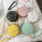 Hot Sale Sweet Lace Round Handbags High Quality PU Leather Women Crossbody Bags for Women 2022 Small Fresh Flower Chain Shoulder