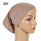 Ramadan Undercap Head Cover for Jewish Instant Jersey Bonnet Hijab Turbans for Women Muslim Fashion Inner Cap Turbante Capelli