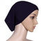 Ramadan Undercap Head Cover for Jewish Instant Jersey Bonnet Hijab Turbans for Women Muslim Fashion Inner Cap Turbante Capelli