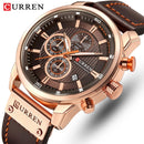 CURREN Brand Watch Men Leather Sports Watches Men&