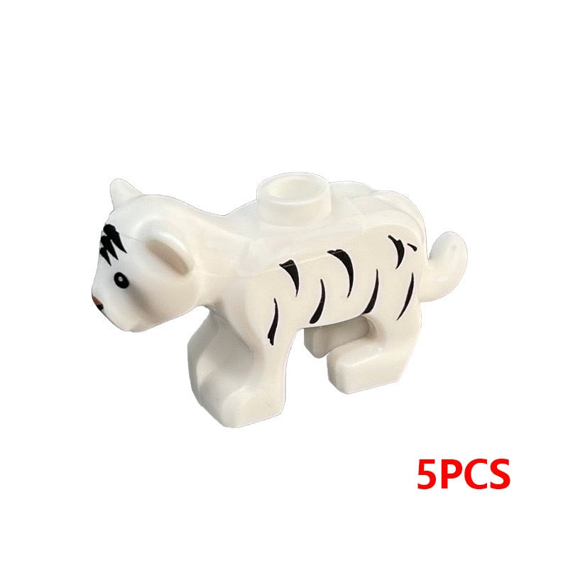 Compatible Mini Animals Building Blocks for Children MOC Turtles Bird Dolphin Fish Model Building Blocks Bricks Kids DIY Toys