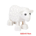 Big Building Block Accessories Chicken Duck Dog Cat Bird Cattle Sheep Zebra Rhinoceros Insect Zoo Series DIY Duploes Toy Gift