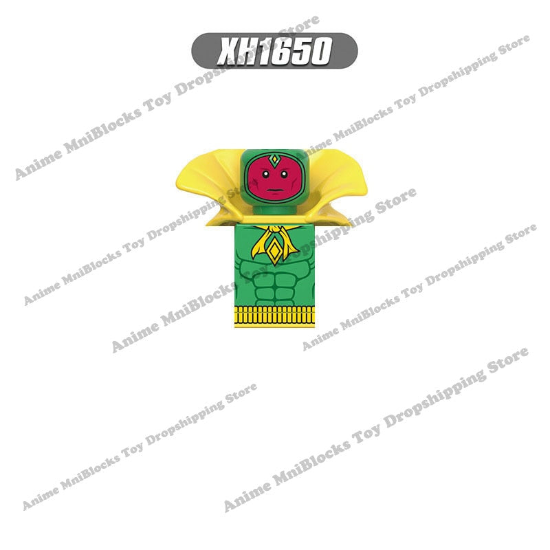 X0277 X0306 X0330 Anime heroes bricks Disney mini Action toy Figures Assemble bricks toys kid gifts