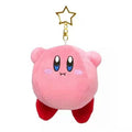 Kirby Keychain Kawaii 12Cm Cartoon Pink Star Keyring Soft Stuffed Plush Toys Cute Gifts Plushies For Girls Friends Childrens
