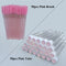 50pcs Reusable Eyelash Brush Tube Eye Lash Brush Eyebrow Brush Resin Drill Replaceable Mascara Wand Brushes Dust-proof