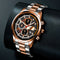 Luxury Brand Mens Watches Fashion Men Sports Stainless Steel Quartz Wrist Watch Luminous Clock Man Business Watch часы мужские
