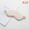 1Pc Eyeshade Sleeping Eye Mask Cover Eyepatch Blindfold Solid Portable New Rest Relax Eye Shade Cover Soft Pad