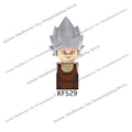 KT1007 KT1009 KT1011 KT1020 KF6142 Dragon Ball Z Goku Vegeta Trunks Kuririn Mini Action toy Figures Kids Assemble dolls Gifts