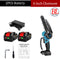 6/8 Inch Brushless Chain Saw Cordless Handheld Pruning Saw Portable Woodworking Electric Saw Cutting Tool with Lithium Battery