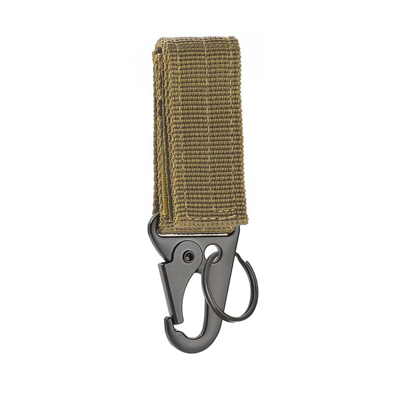 Carabiner High Strength Nylon Key Hook MOLLE Webbing Buckle Hanging System Belt Buckle Hanging Camping Hiking Accessories