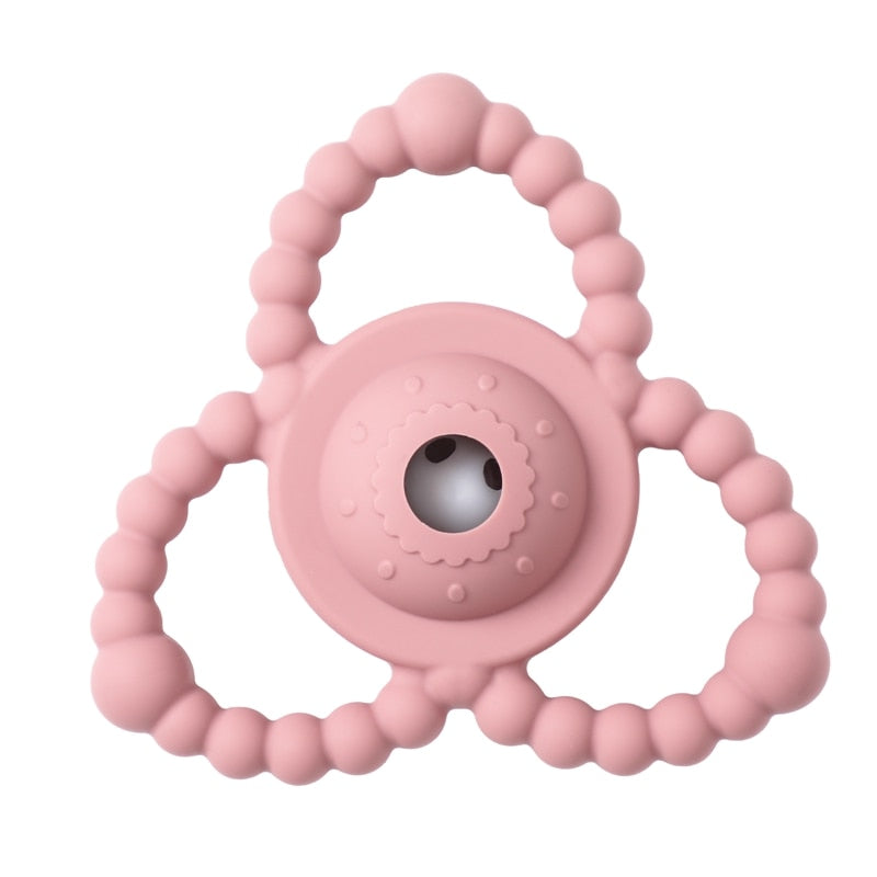 1pc Baby Teether Silicone Bracelet BPA Free  Cute Animal Silicone Pendant Wood Ring  Teething Rattle for Baby Accessories Toys