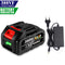 Rechargeable Lithium Ion Battery.for Makita interface.7500mAh Lithium Battery.15000mAh Lithium Battery.22500mAh Battery.EU Plug