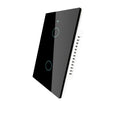 MOES Smart Glass Panel Switch Smart Life/Tuya App Multi-Control Association, Voice Control with Alexa,Google Home,1/2/3/4 Gang