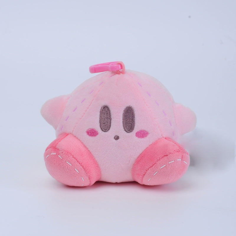Kirby Keychain Kawaii 12Cm Cartoon Pink Star Keyring Soft Stuffed Plush Toys Cute Gifts Plushies For Girls Friends Childrens