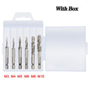 New Titanium Plated Hex Shank HSS Screw Thread Metric Tap Drill Bits Screw Machine Compound M3 M4 M5 M6 M8 M10 Hand Tools