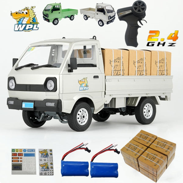 2022 Upgrade WPL D12 2WD RC Car,Toys ar 1000mAh Lithium Battery,High Performance 260 Motor,RC Drift Car For Boys Gifts