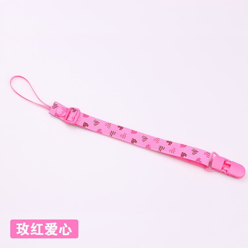 1pcs Comfortable Material Pacifier Cute Baby Clips Chain Dummy Clip Holder Nipples Children Cartoon Pacifier Clip Soother Holder