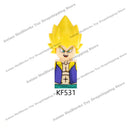 KT1007 KT1009 KT1011 KT1020 KF6142 Dragon Ball Z Goku Vegeta Trunks Kuririn Mini Action toy Figures Kids Assemble dolls Gifts