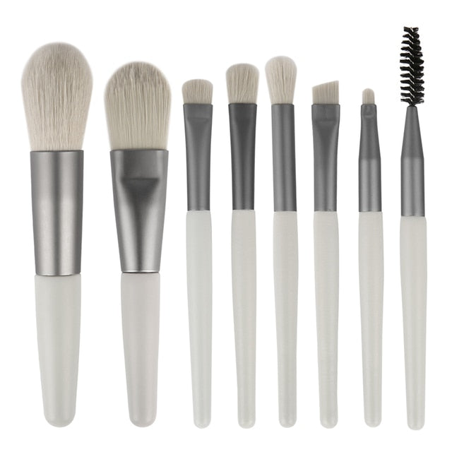 8Pcs Professional Makeup Brushes Set Cosmetic Powder Eye Shadow Foundation Blush Blending Concealer Beauty Make Up Tool Brushes