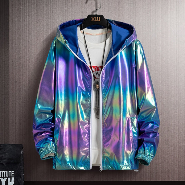 Summer Jacket Women White S-7XL Pl Size Loose Thin Couple Hooded Tops 2022 Spring Autumn New Blue Waterproof Cargo Coats
