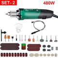 High-Power Engraver Electric Drill Engraving Dremel Rotary Tool 260W/480W Machine With Flexible Shaft 6-Position Variable Speed