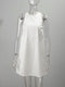 2022 Summer Women Stain Vest Dress Solid O-neck Sleeveless Party Club Mini Dress Large Swing Casual Loose Sundress Vestidos