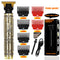 USB Vintage T9 0mm Electric Hair Trimmer For Man Cordless Clippers Professional Beard Hair Cutting Machine Barber rechargeable