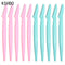 3/10/15 Pcs Professional Trimmer Safe Blade Shaping Knife Eyebrow Blades Face Hair Removal Scraper Shaver Makeup Beauty Tools