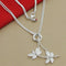 1pcs Korean Style Blue Crystal Moon Cat 925 Sterling Silver Jewelry Temperament Personality Clavicle Chain Necklaces