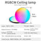Smart WIFI LED Round Ceiling Light RGBCW Dimmable TUYA APP Compatible with Alexa Google Home Bedroom Living Room Ambient Light