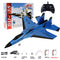 Rc Plane SU 57 Radio Controlled Airplane with Light Fixed Wing Hand Throwing Foam Electric Remote Control Plane toys for kids