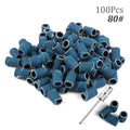 100pcs 80''/120''/180" Nail Art Sanding Bands Gel Polish Remover Tool Accessory for Electric Nail Machine Nail Drill Bits