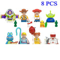 Disney 4cm Children Anime figure Building Blocks Kid Gift Toy Model Mini City Movies Characters Figurine Compatible With Lego
