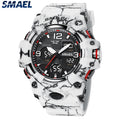 Sport Watch Military Watch For Men Alarm Clock Stopwatch LED Digital Back Light Dual Time Display 8008 Men&#39;s Watches Waterproof