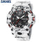 Sport Watch Military Watch For Men Alarm Clock Stopwatch LED Digital Back Light Dual Time Display 8008 Men&