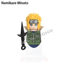 Naruto Sasuke Kakashi Akatsuki bricks Building Blocks Anime cartoon Mini Action Figures Heads Assembly Toys kids Christma Gifts
