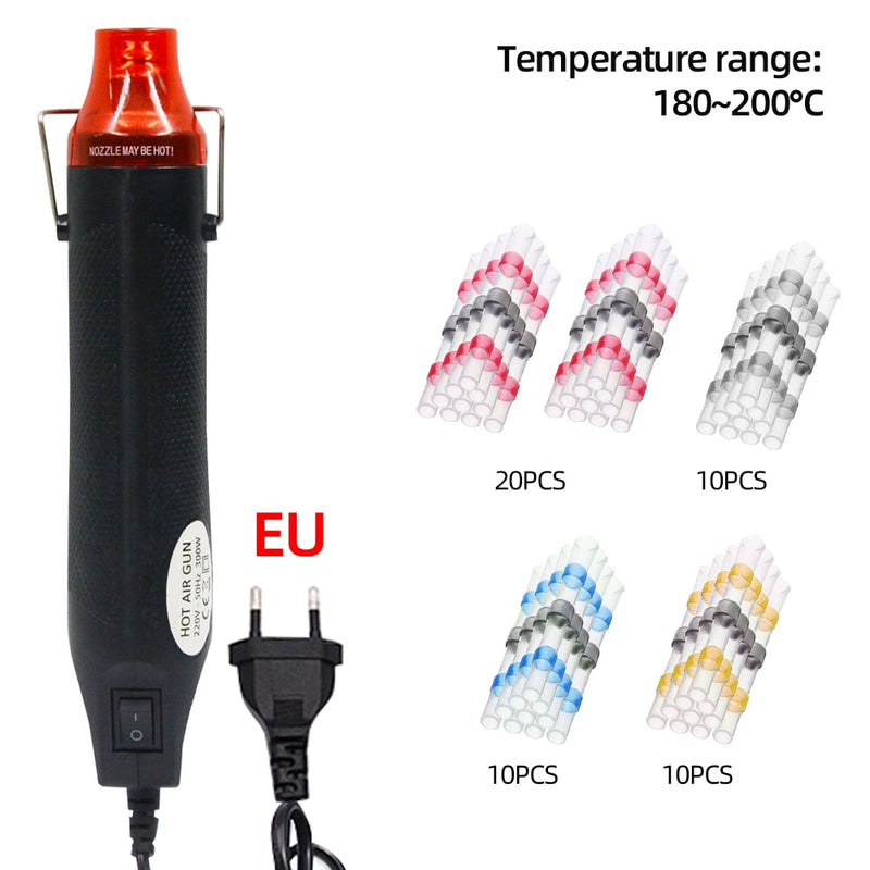 300W Hot Air Heat Gun Electric Power Temperature Blower Mini Tool for DIY Shrink Tubing Soldering Wrap Plastic Rubber Stamp