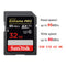 SanDisk Extreme PRO SD Card 32G 64G 128G 256G SDHC SDXC UHS-I C10 95MB/s-200MB/s U3 Memory Card Support V30 4K for Camera/DV/SLR