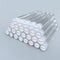 50pcs Reusable Eyelash Brush Tube Eye Lash Brush Eyebrow Brush Resin Drill Replaceable Mascara Wand Brushes Dust-proof