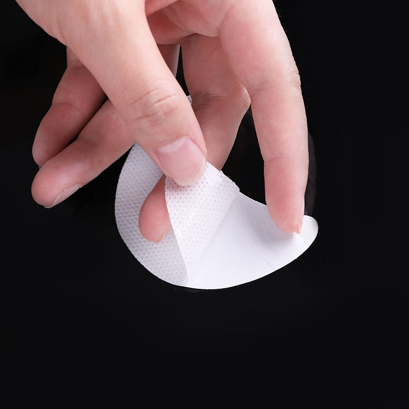 100pcs/pack Eyeshadow Shields Protector For Eye Makeup Eyeliner Shield Disposable Pad Lint Free Patch Beauty Application Tool