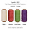 Leather Craft Sewing Kit Waxed Thread Hand Quilting Needles Sewing Awl for Beginner Leather Upholstery Repair, Stitching, Sewing