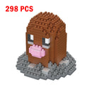 Pokemon Small Building Pokemon Blocks Small Cartoon Picachu Animal Model Education Game Graphics Pokemon Toys For Kids Birthday