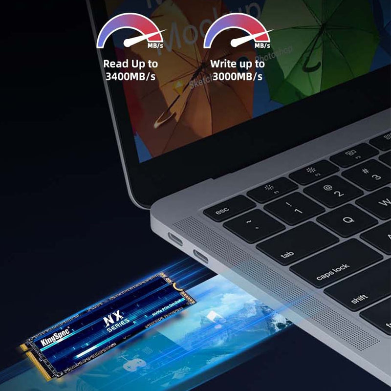 KingSpec M.2 NVMe SSD 1TB 512GB 256g 128g PCI-e 3.0X4 Solid Hard Disk HDD HD 2280 SSD M2 Internal Hard Drive for Laptop Tablets