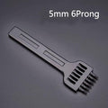 1PC 4/5/6mm Leather Black Round Hole Row Punch Tool  DIY Round Stitching Punch Sewing Stitching Punch Carving Work Saddle Set
