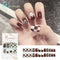 Fake Nails Art Nail Tips Press on False with Designs Set Full Cover Artificial Short Packaging Kiss Display Clear Tipsy Stick