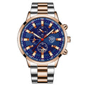 Fashion Mens Sports Watches for Men Business Stainless Steel Quartz Wrist Watch Luxury Man Casual Luminous Clock часы мужские