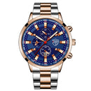 Fashion Mens Sports Watches for Men Business Stainless Steel Quartz Wrist Watch Luxury Man Casual Luminous Clock часы мужские