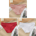 Cotton Panty 3Pcs/lot Solid Women&#39;s Panties Comfort Underwear Skin-friendly Briefs For Women Sexy Low-Rise Panty Intimates