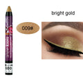 Pearlescent Eyeshadow Pen 12 Colors Lasting Waterproof Not Blooming Shiny Glitter Silkworm Gel Pen Eye Shadow Pencil Cosmetic